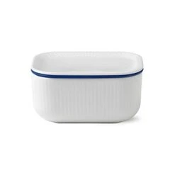 Royal Copenhagen White Fluted Butterdose