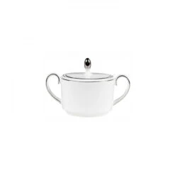 Wedgwood Vera Wang Blanc Sur Blanc Zuckerschale