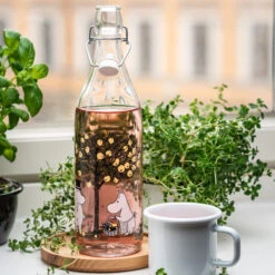 Muurla Mumin Glasflasche 1 L -Geschirrverkauf 37029 01 05 f3c2c09f5a