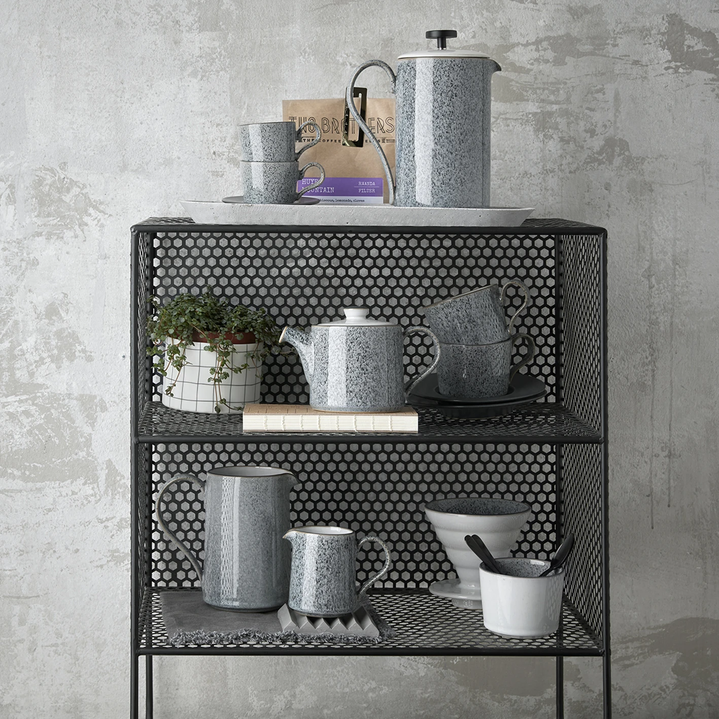 Denby Studio Grey Brew Untersetzer Für Espressotasse 2 Denby Studio Grey Brew Untersetzer Für Espressotasse – Bild 2