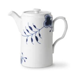 Royal Copenhagen Blue Fluted Mega Kanne Mit Deckel