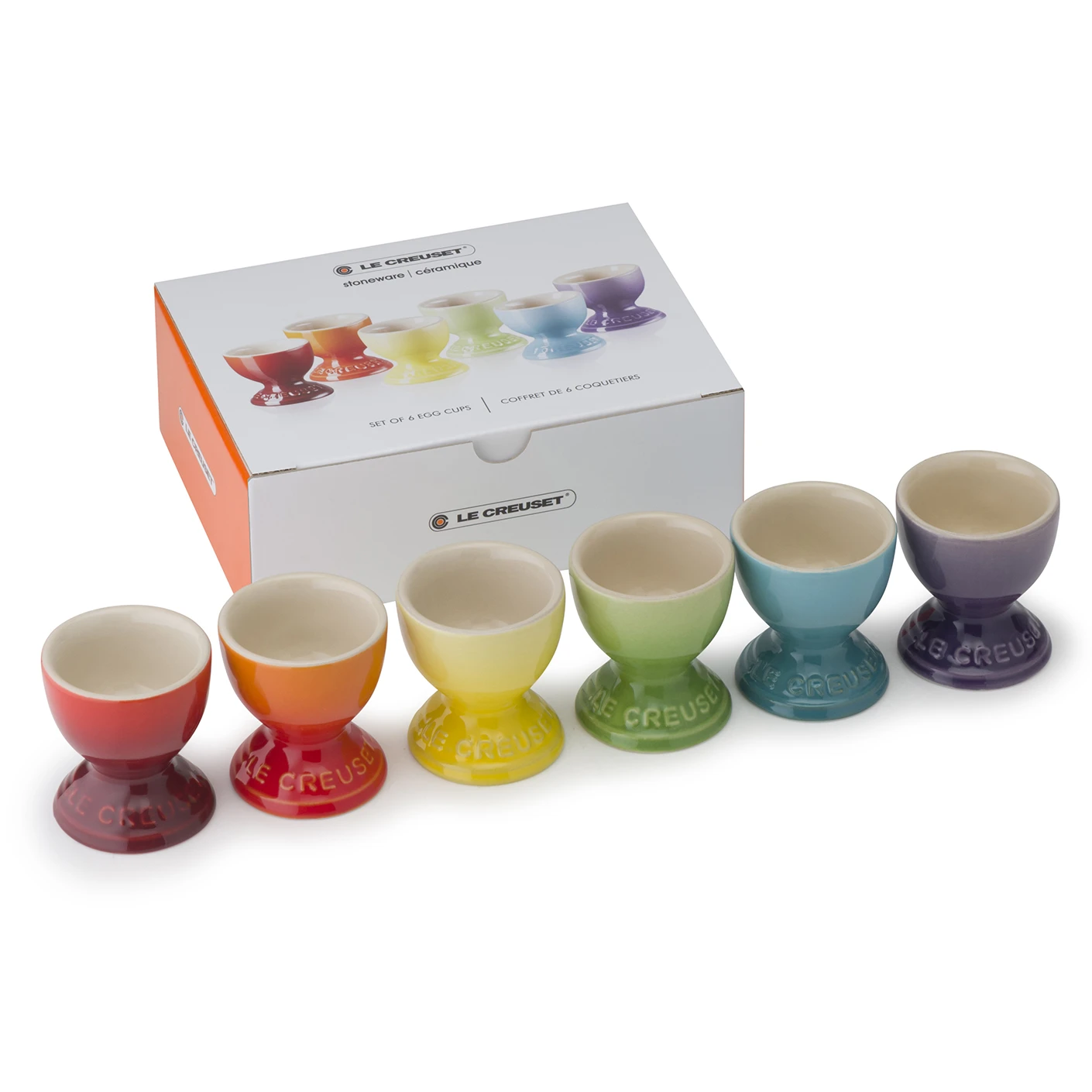 Le Creuset Eierbecher Geschenkset 6er Pack 1 Le Creuset Eierbecher Geschenkset 6er Pack