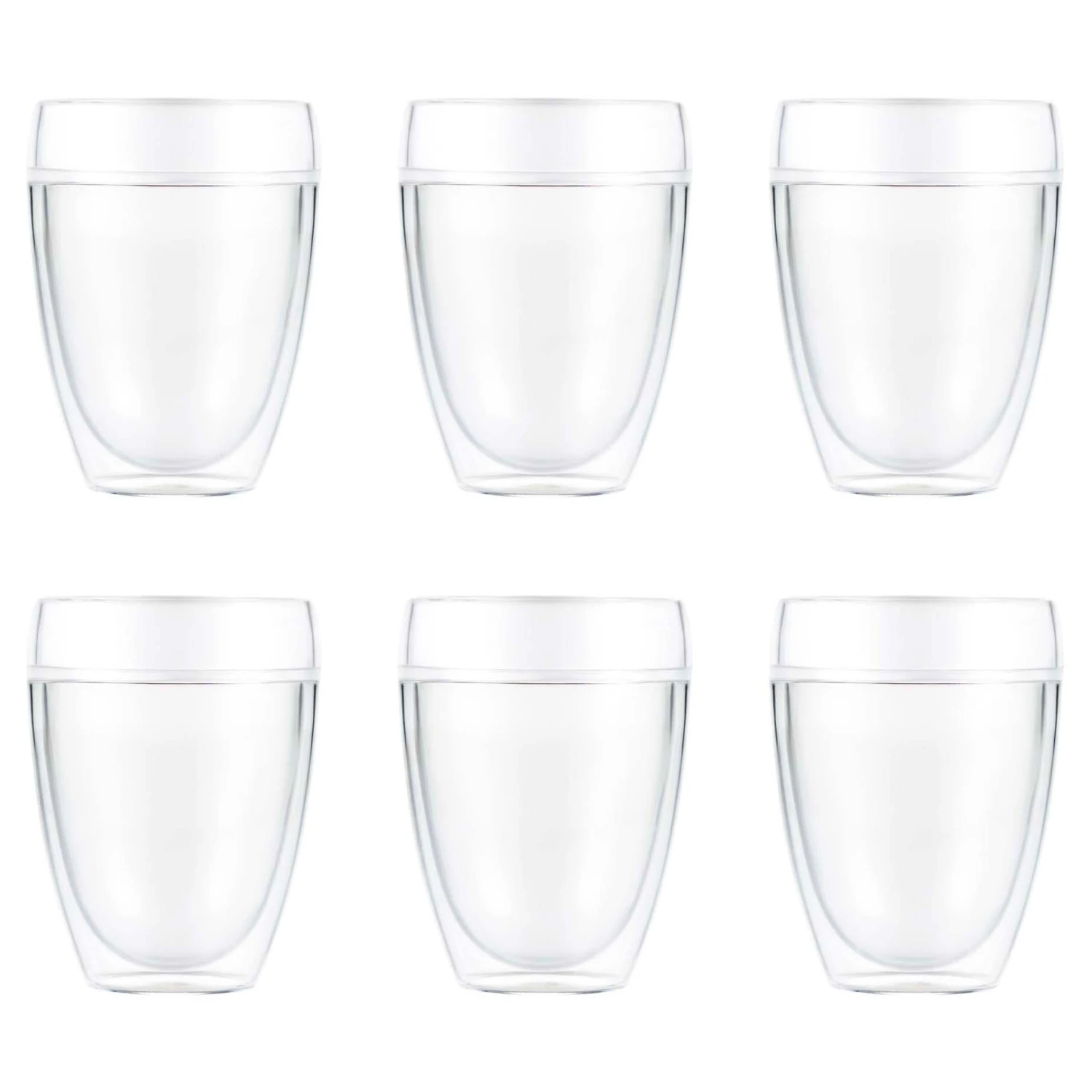 Bodum Pavina Outdoor Doppelwandiges Kunststoffglas 6er Pack 1 Bodum Pavina Outdoor Doppelwandiges Kunststoffglas 6er Pack