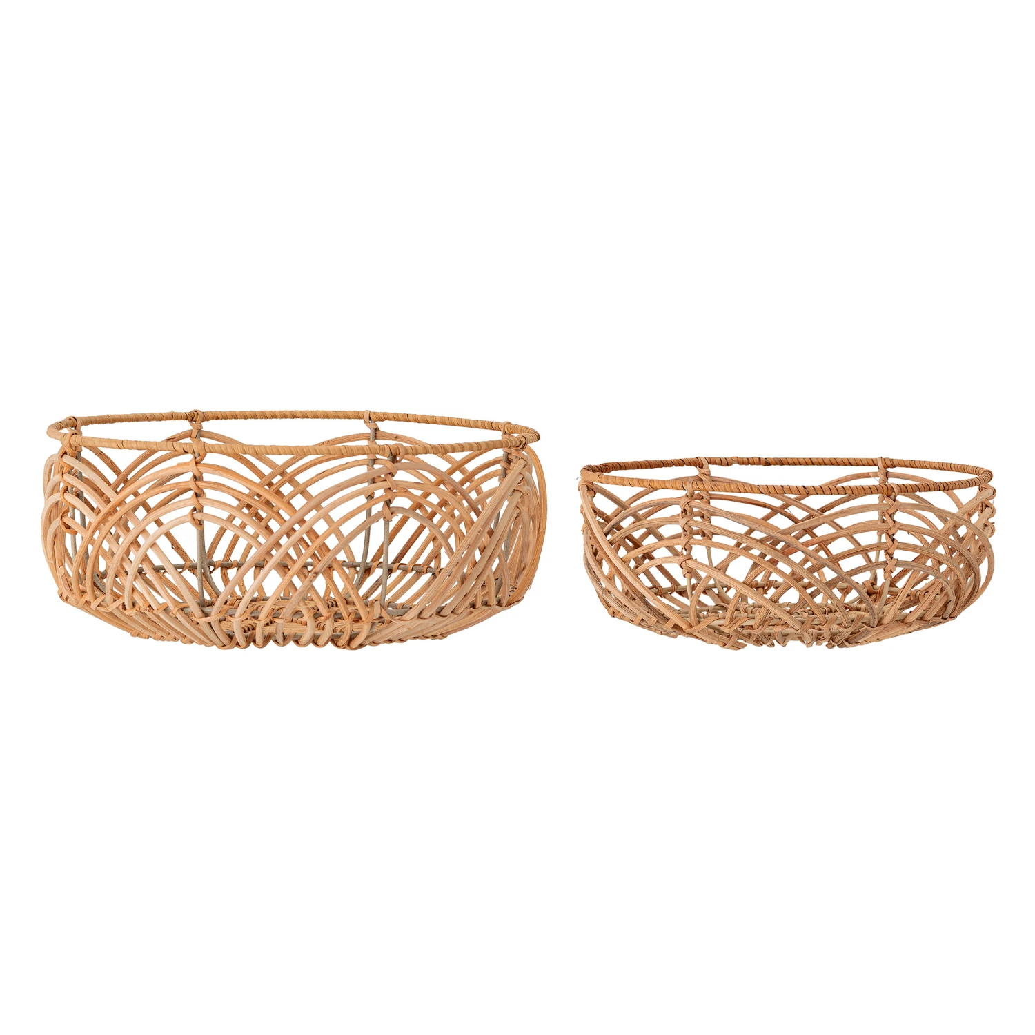 Bloomingville Brotkorb Rattan 2er Pack 1 Bloomingville Brotkorb Rattan 2er Pack