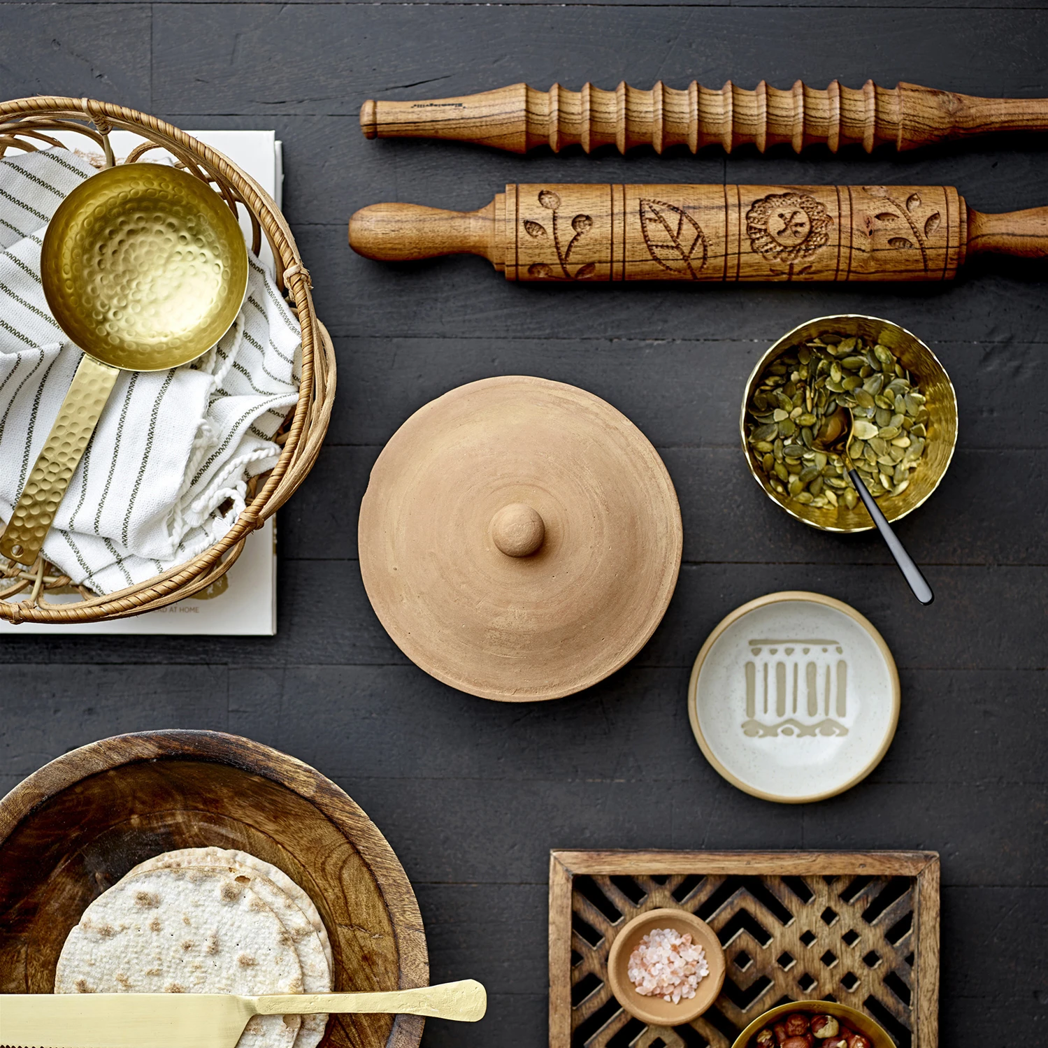 Bloomingville Brotkorb Rattan 2er Pack 4 Bloomingville Brotkorb Rattan 2er Pack – Bild 4