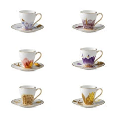 Royal Copenhagen Flora Espressotasse 6er Pack