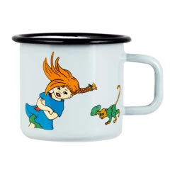 Muurla Pippi The Strongest Girl Emailletasse 37cl