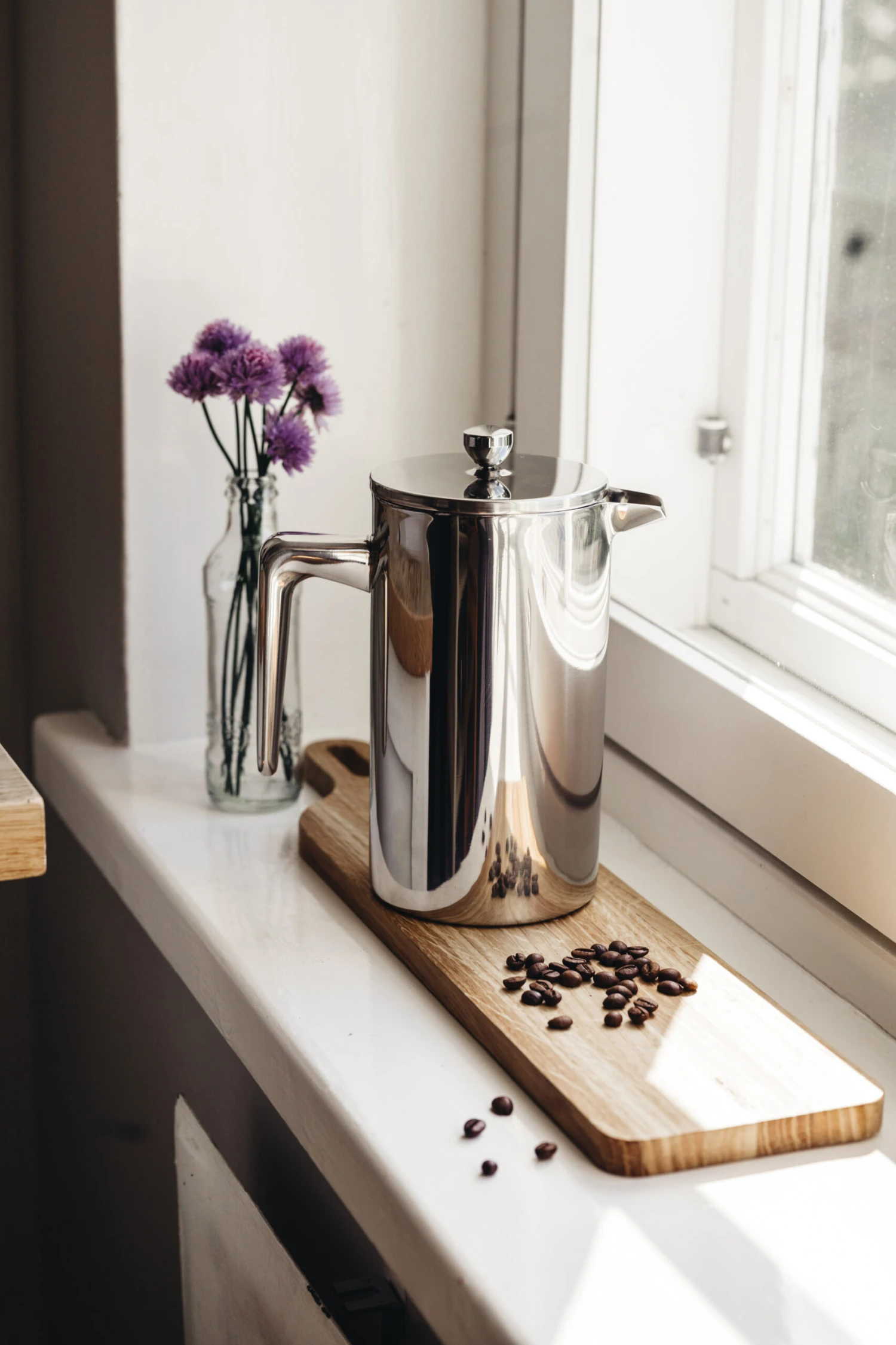 Heirol Stempelkanne Edelstahl 2 Heirol Stempelkanne Edelstahl – Bild 2