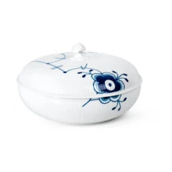 Royal Copenhagen Blue Fluted Mega Schale Mit Deckel