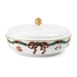 Royal Copenhagen Star Fluted Schüssel Mit Deckel