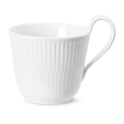 Royal Copenhagen White Fluted Becher Mit Hohem Griff