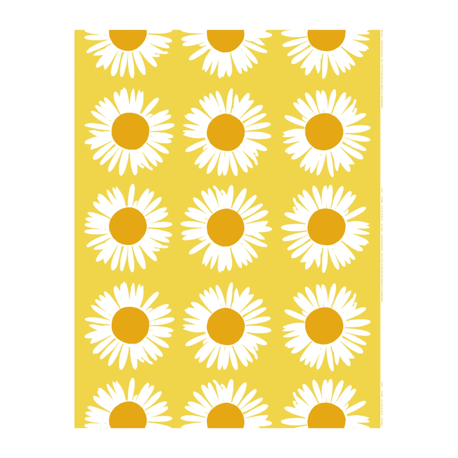 Marimekko Auringonkukka Wachstuch 1 Marimekko Auringonkukka Wachstuch