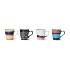70's Espresso Tasse 4er Pack