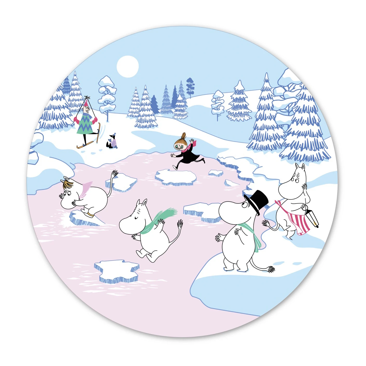 Mumin Topfuntersetzer Winter 2022 Ø21cm 1 Mumin Topfuntersetzer Winter 2022 Ø21cm