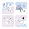 Mumin Glasuntersetzer Winter 2022 9 X 9cm 4er Pack