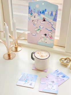 Mumin Glasuntersetzer Winter 2022 9 X 9cm 4er Pack -Geschirrverkauf 574848 01 41 EnvironmentImage 8989551533