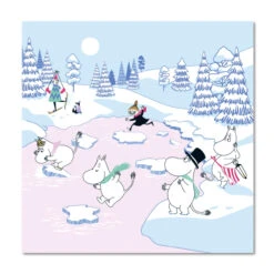 Mumin Serviette Winter 2022 33 X 33cm 20-pack