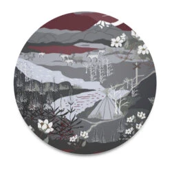 Fjällvandring Topfuntersetzer