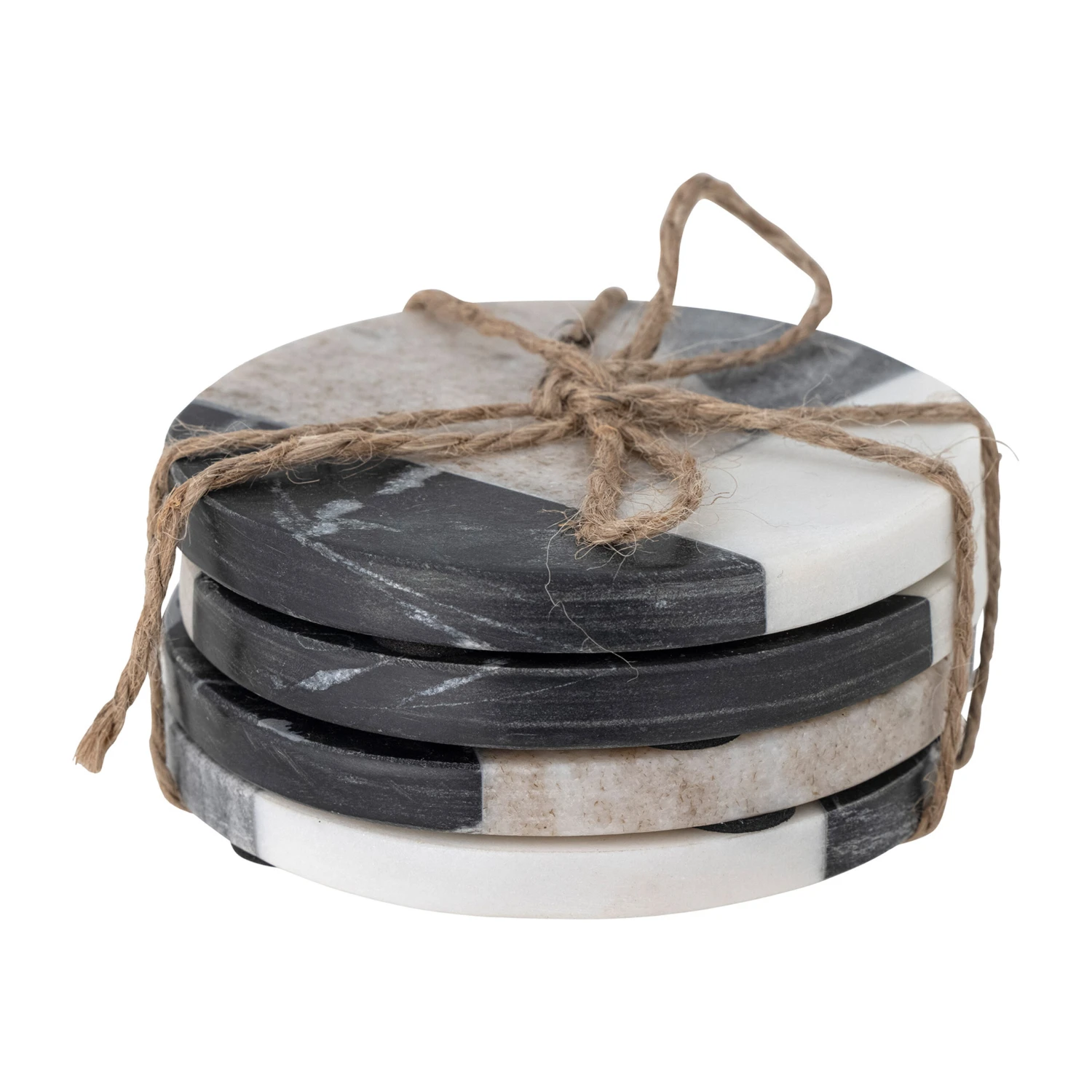 Bloomingville Izabella Glasuntersetzer Ø10cm 4er Pack 2 Bloomingville Izabella Glasuntersetzer Ø10cm 4er Pack – Bild 2