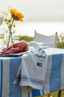 Lexington Striped Linen Cotton Tischtuch 150 X 250cm 8 Lexington Striped Linen Cotton Tischtuch 150 X 250cm -Geschirrverkauf 577983 01 40 EnvironmentImage 49f4938de5