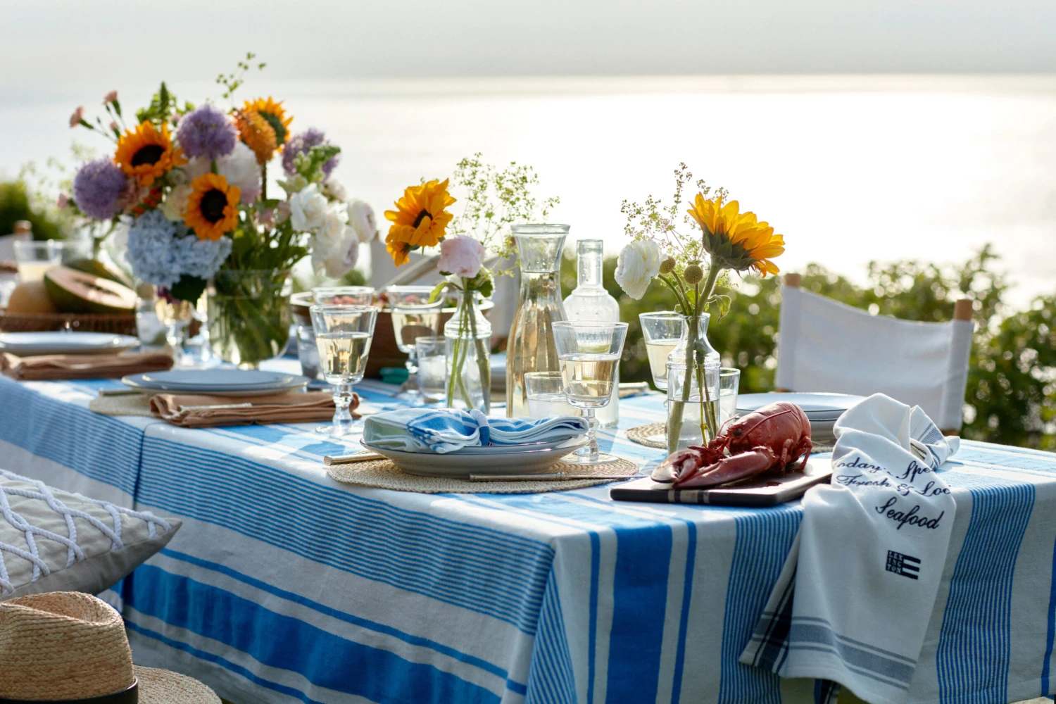 Lexington Striped Linen Cotton Tischtuch 150 X 250cm 5 Lexington Striped Linen Cotton Tischtuch 150 X 250cm – Bild 5