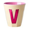 Rice Melaminbecher Medium Buchstabe V 30 Cl