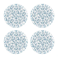 Mougli Blue Glasuntersetzer Ø11cm 4er Pack