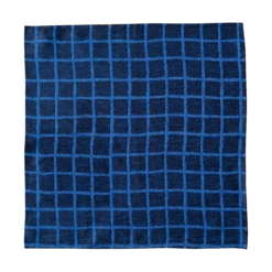 Rutig Jacquard Gewebte Serviette 2er Pack