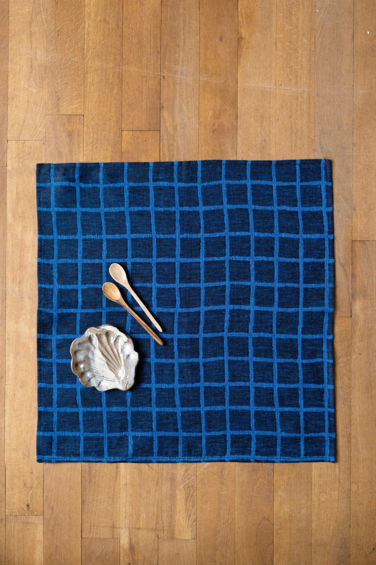 Rutig Jacquard Gewebte Serviette 2er Pack 3 Rutig Jacquard Gewebte Serviette 2er Pack – Bild 3