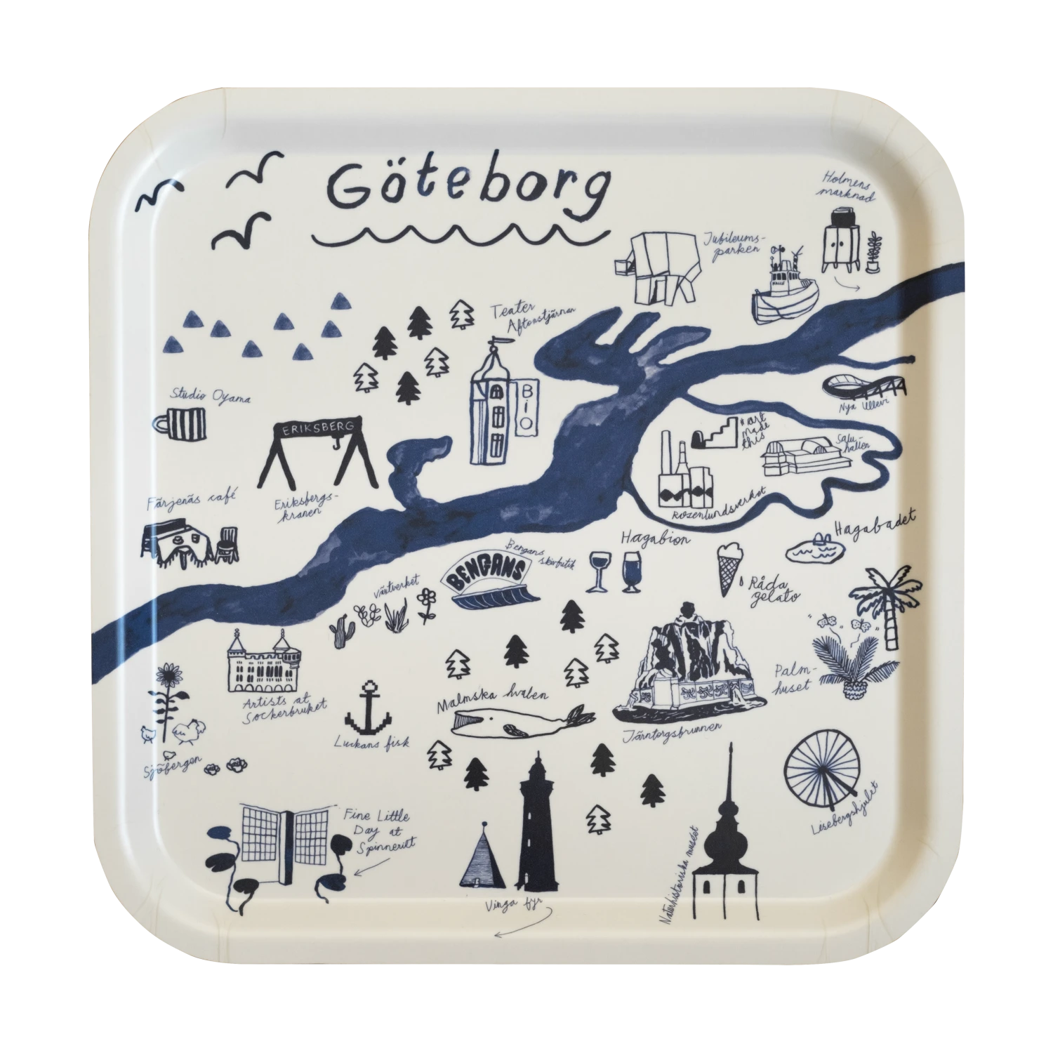 Gothenburg Tablett 32 X 32cm 1 Gothenburg Tablett 32 X 32cm