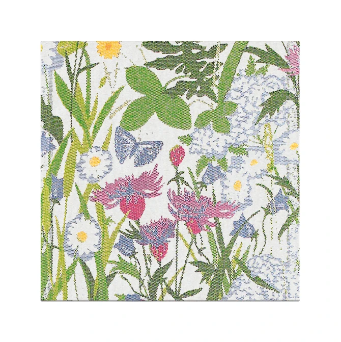 Sommartid Stoffserviette 35 X 35cm 1 Sommartid Stoffserviette 35 X 35cm