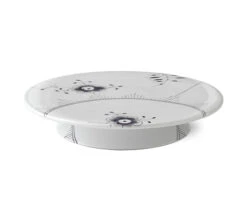 Royal Copenhagen Black Fluted Mega Tortenständer Schwarz -Geschirrverkauf p 24735 01 02 eef8e25046