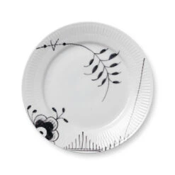 Royal Copenhagen Black Fluted Mega Schwarz Teller 2