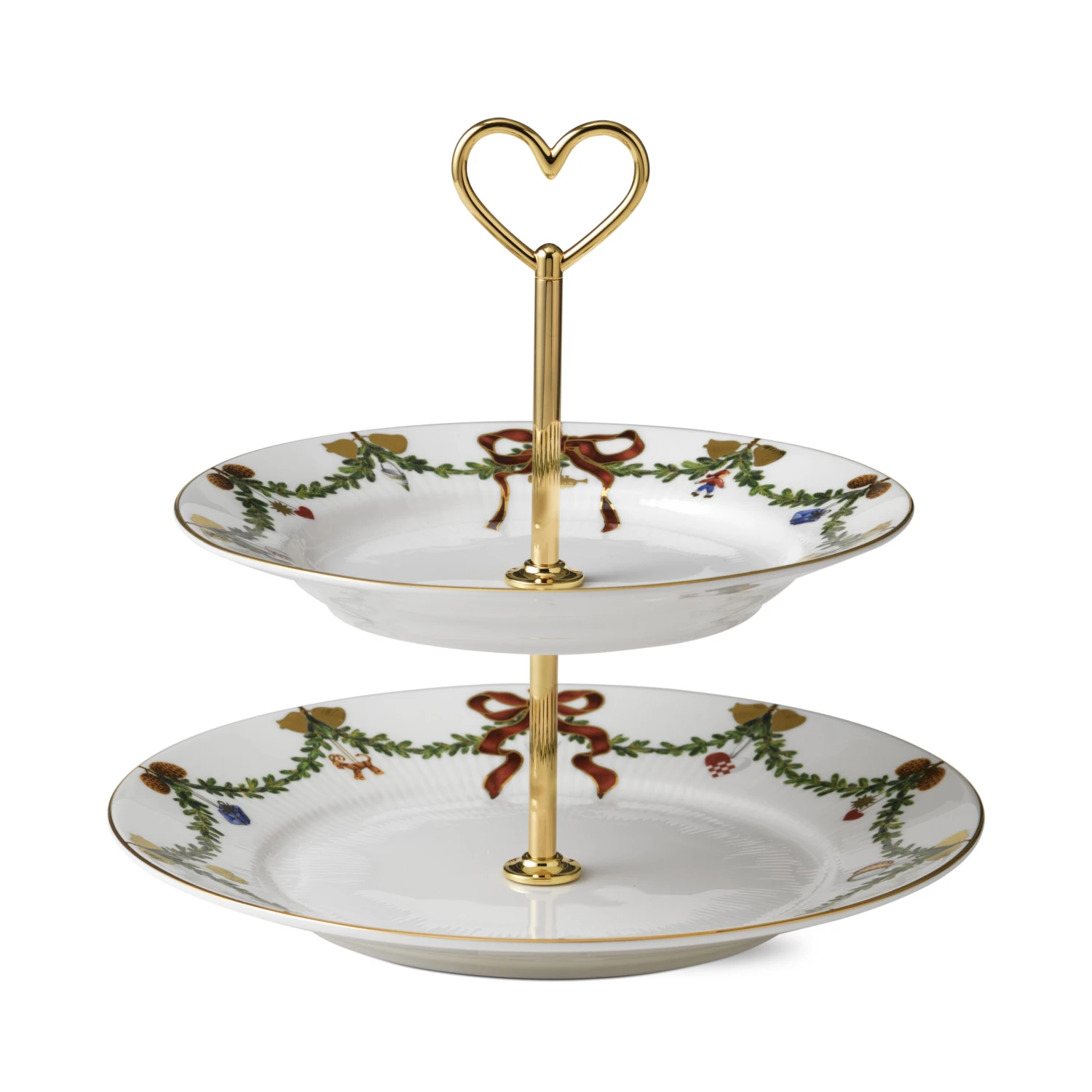 Royal Copenhagen Star Fluted Christmas Etagere 1 Royal Copenhagen Star Fluted Christmas Etagere