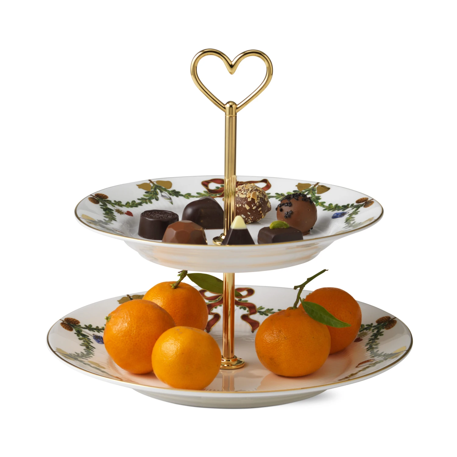 Royal Copenhagen Star Fluted Christmas Etagere 2 Royal Copenhagen Star Fluted Christmas Etagere – Bild 2