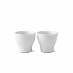 Royal Copenhagen White Fluted Eierbecher 2er Pack